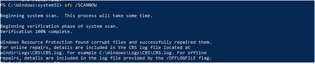 Resolve The Issue By Running SFC Scan