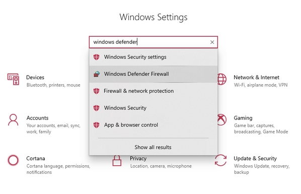 Enable Windows Defender