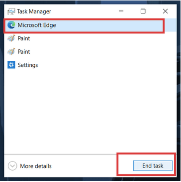 shortcut to force quit a program on windows