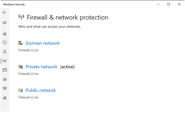 Disable the Firewall