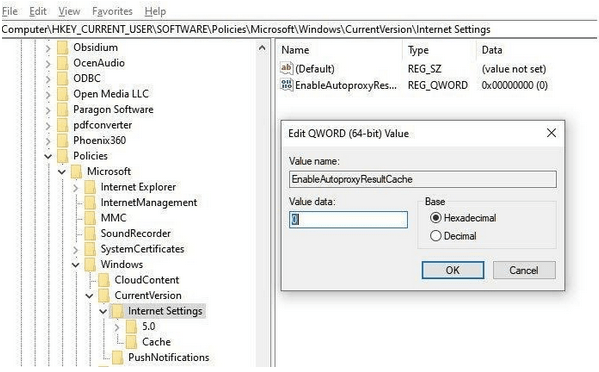 OneDrive Error Code 0x800c0005