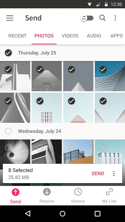 Send Anywhere shareit alternative