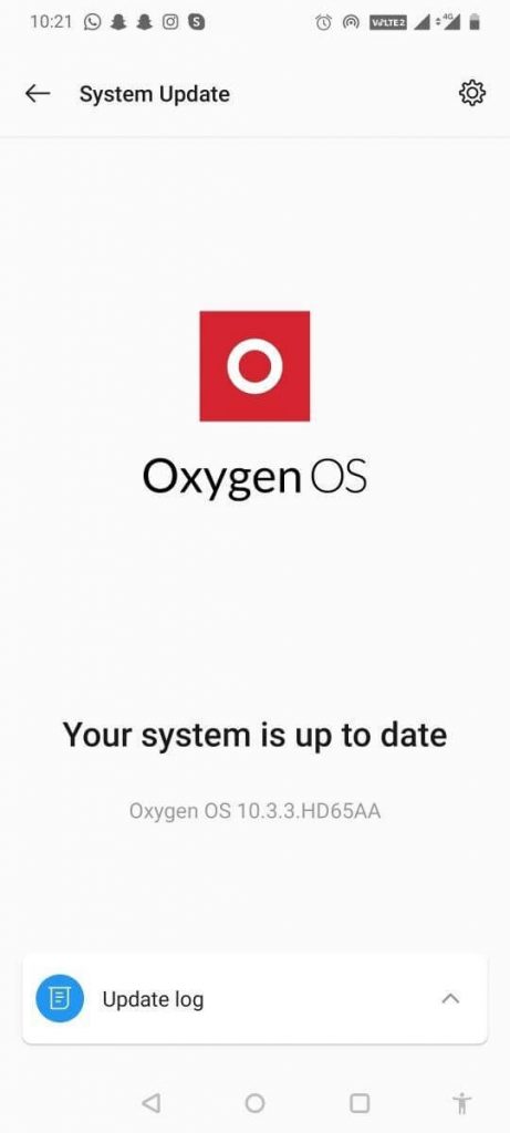 System Update