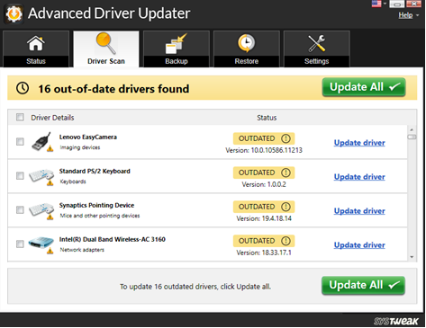 Update driver