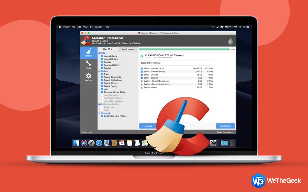 CCleaner Browser 116.0.22388.188 for mac download