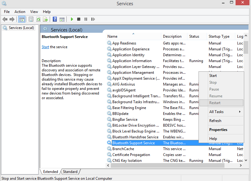 check Bluetooth device in windows, Bluetooth issues 