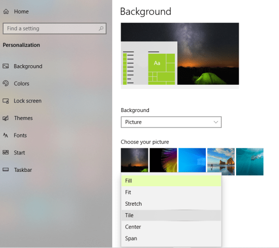 How To Tile An Image In Windows 10 Without Using Any Graphic Designing ...