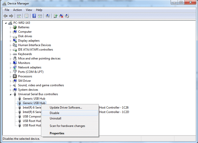 device manager, Update The Display Driver