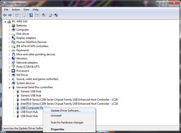 device manager, device manager tool to update the drivers