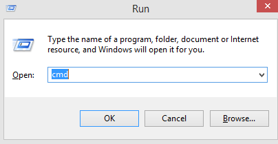 how to find IP address Command Run Box