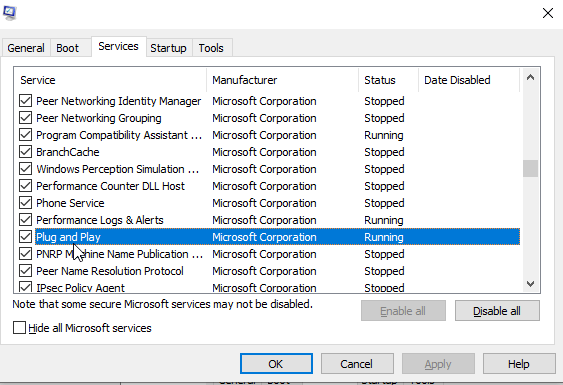 Windows audio service not running