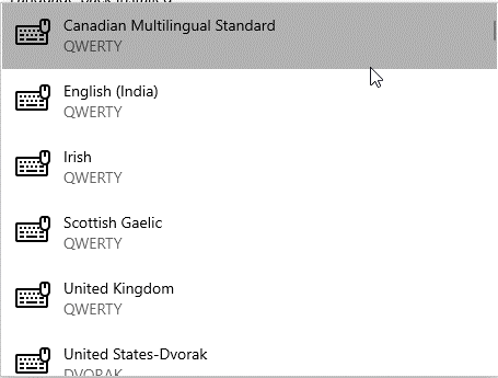 change language windows 10