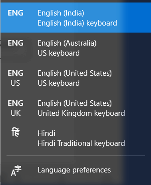 change the language to English