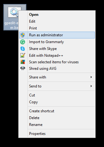group policy editor 