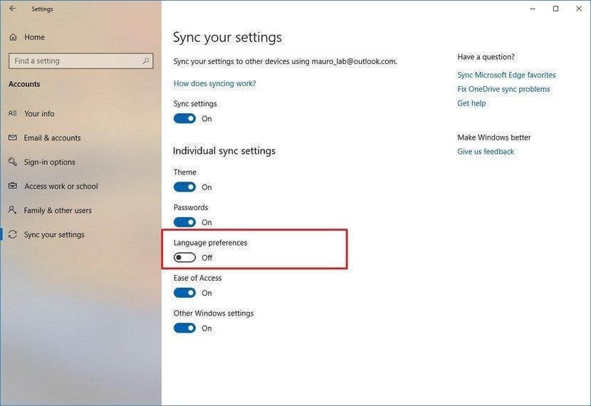 change display language windows 10