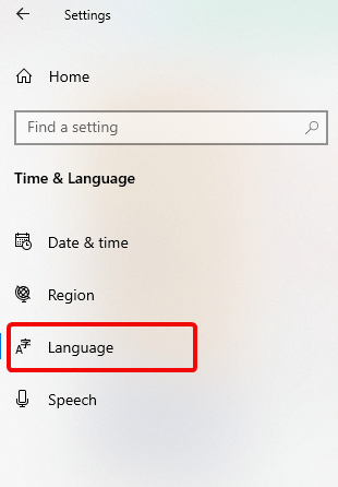 windows display language