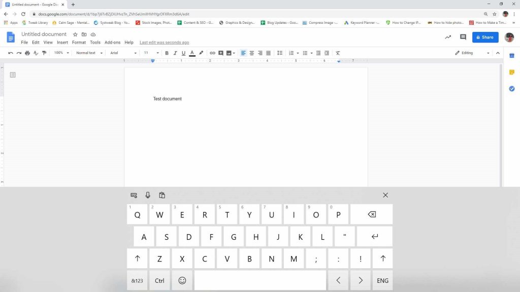 large portion in screen, symbols from keyboard on computer in windows
