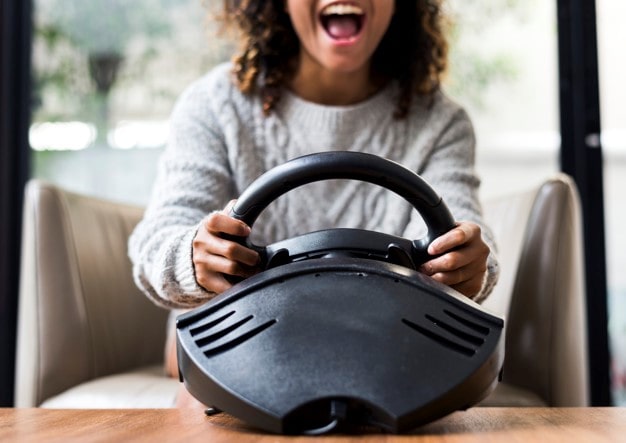 pc driving wheel for games on pc