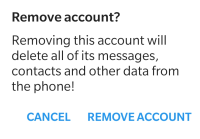 remove google account