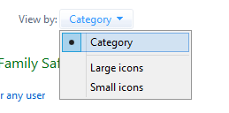 select category, fix Windows 10 sleep option missing