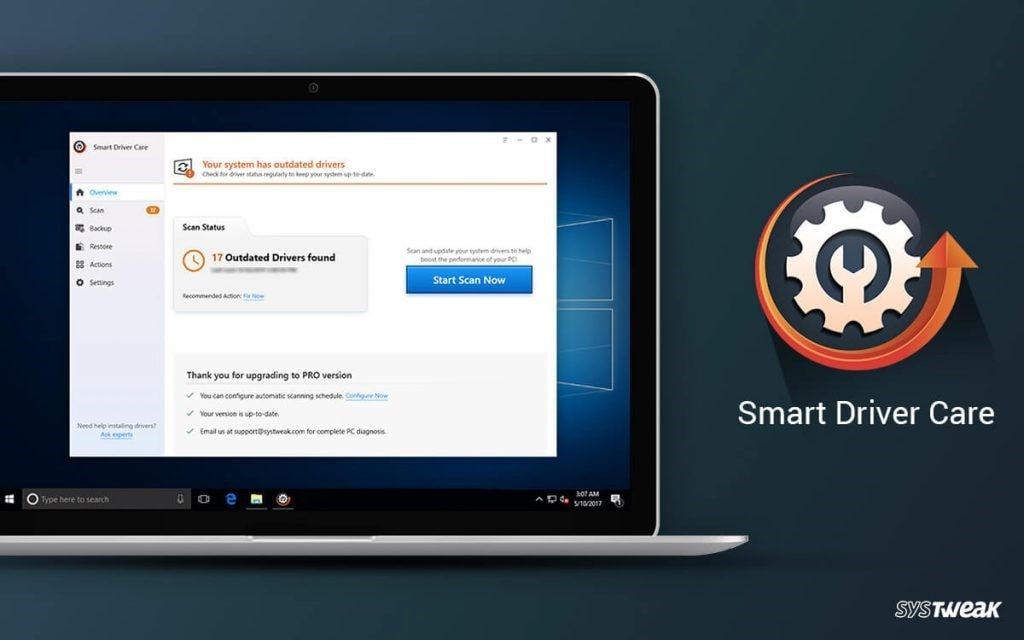 smart driver care, scan corrupted drivers 