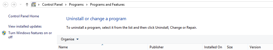 uninstall or change a program, fix event id 1000 in windows