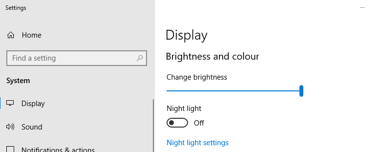 yellow tint on monitor Night Light