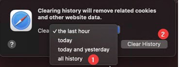 Clear history