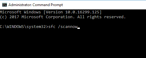 Command Prompt, modern setup host has stopped working windows 10