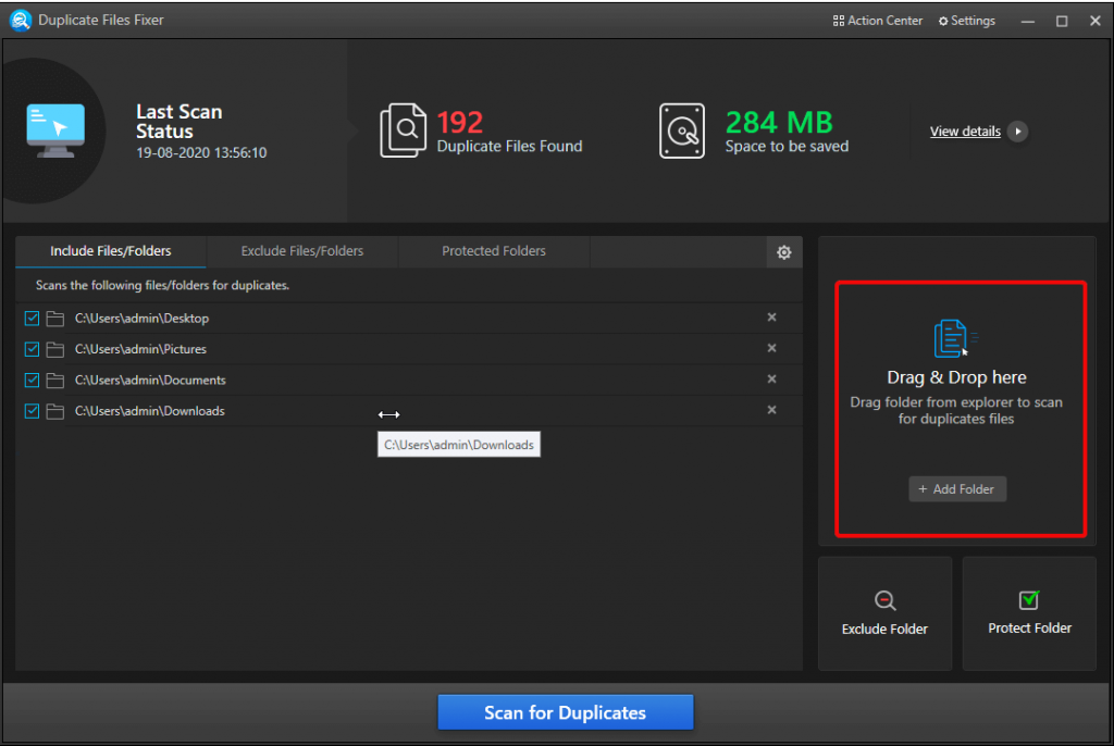 organize the data