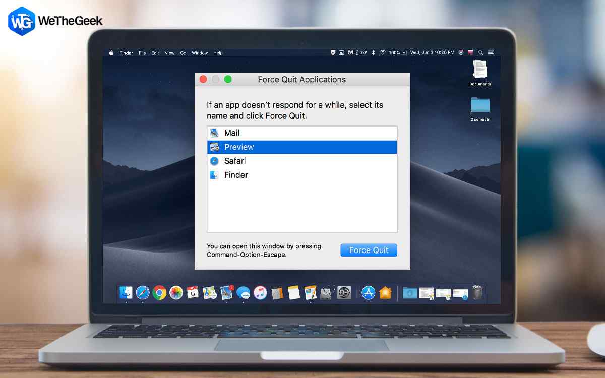 how to force close on mac