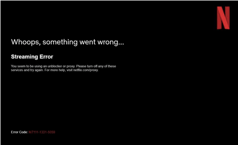 Netflix Error Code m7111-133-5059