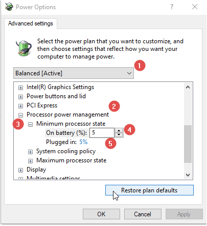 Processor power management