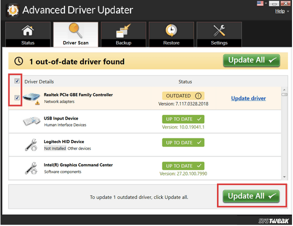 Click on Update All