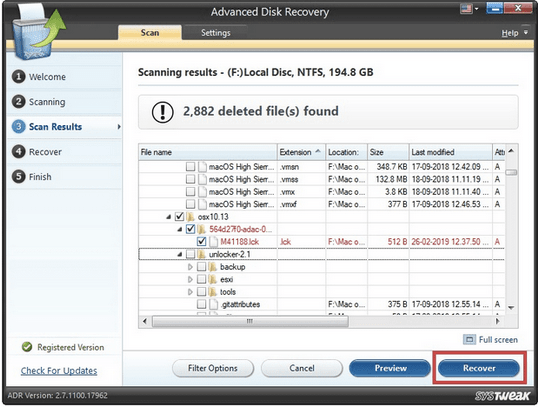 Advanced Disk Recovery