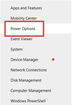 Disable Fast Startup Option
