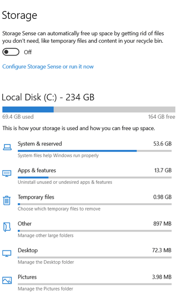 Running Out Of Disk Space