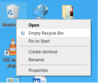 Empty Recycle Bin