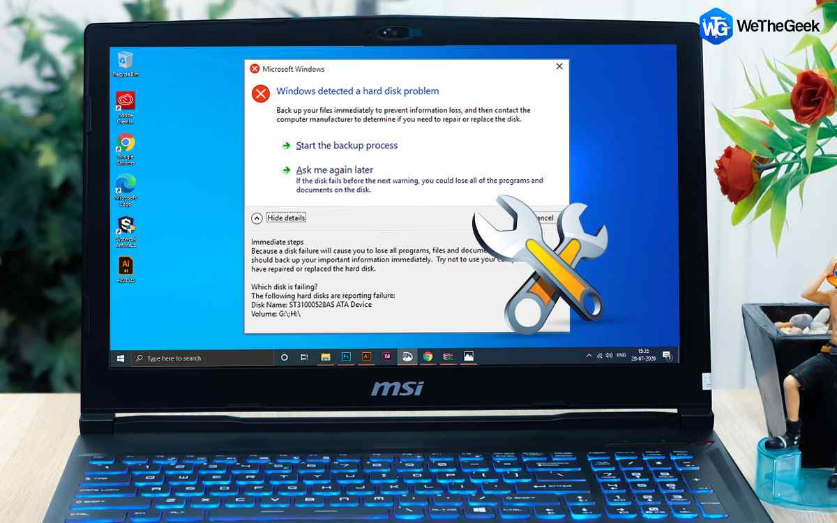 Windows Detected A Hard Disk Problem