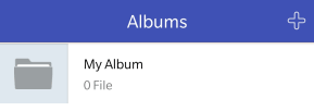 app screen will display a default folder