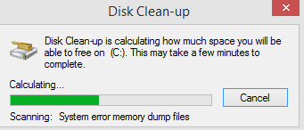 disk cleanup in windows