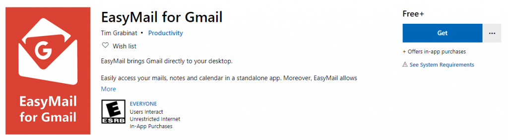 gmail desktop app windows 10 download