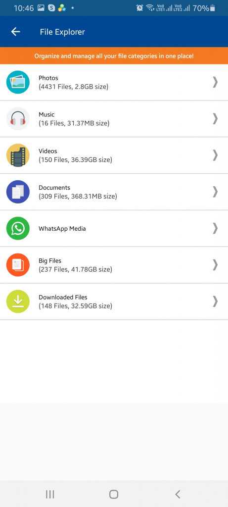 file explorer
