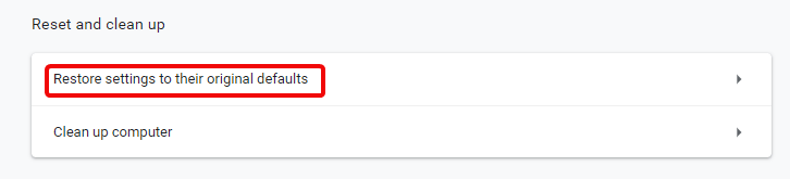 ERR_NETWORK_CHANGED Chrome Error