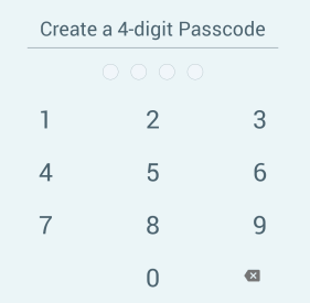 set a 4-digit pass code, Photo Locker App to hide photos