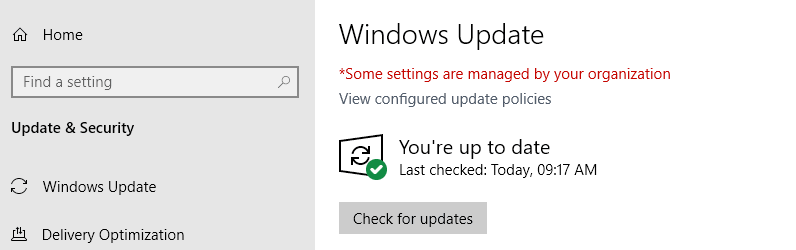 Update Your Windows 10 Operating System