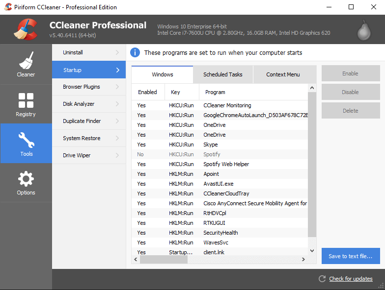 Ccleaner Professional