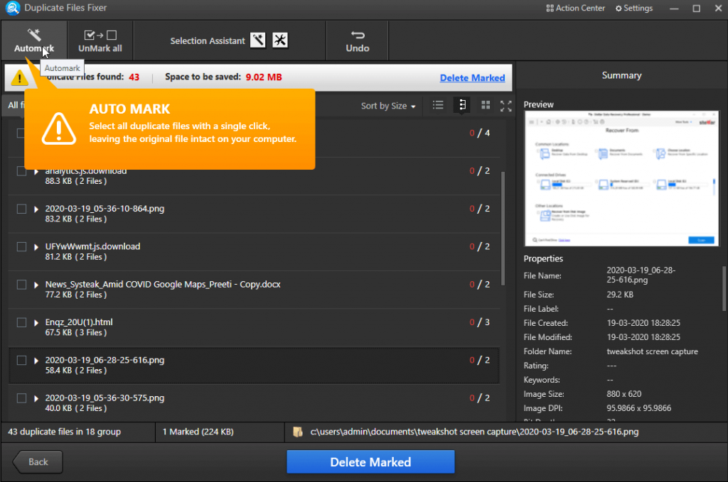 Duplicate Files Fixer