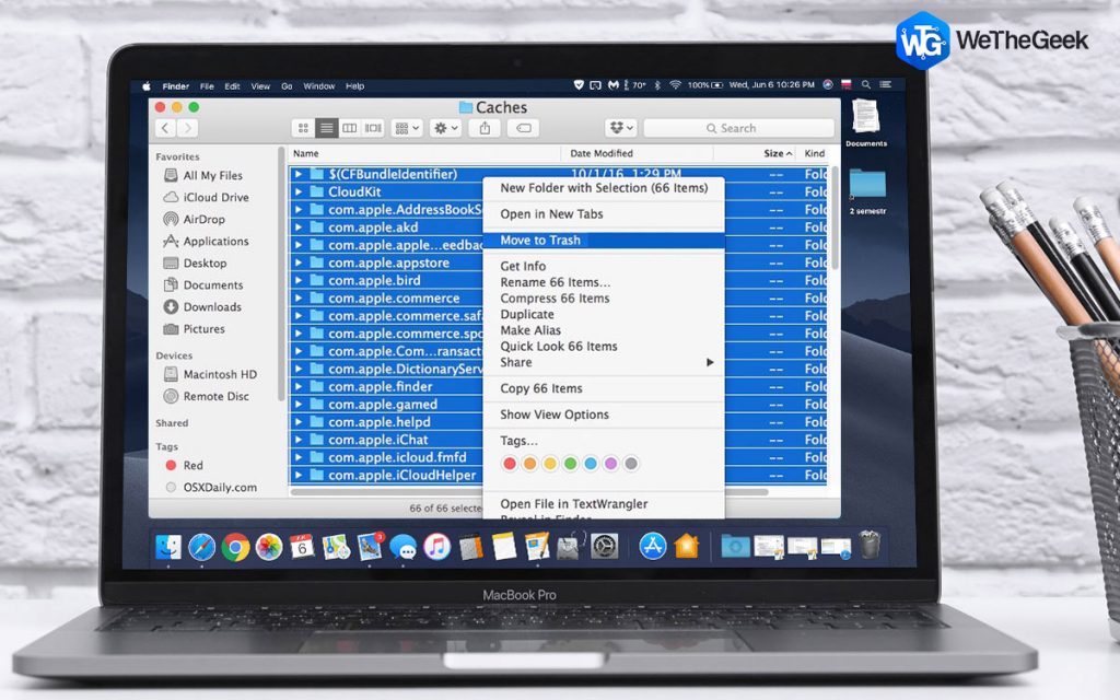 undo clean up mac desktop icons