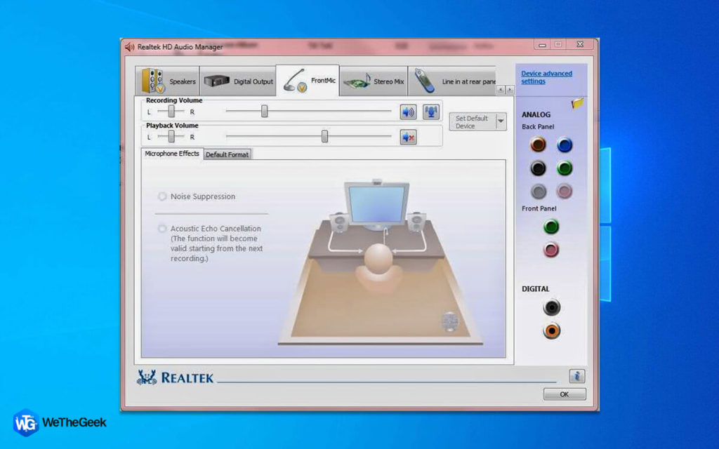 replace realtek audio driver windows 7